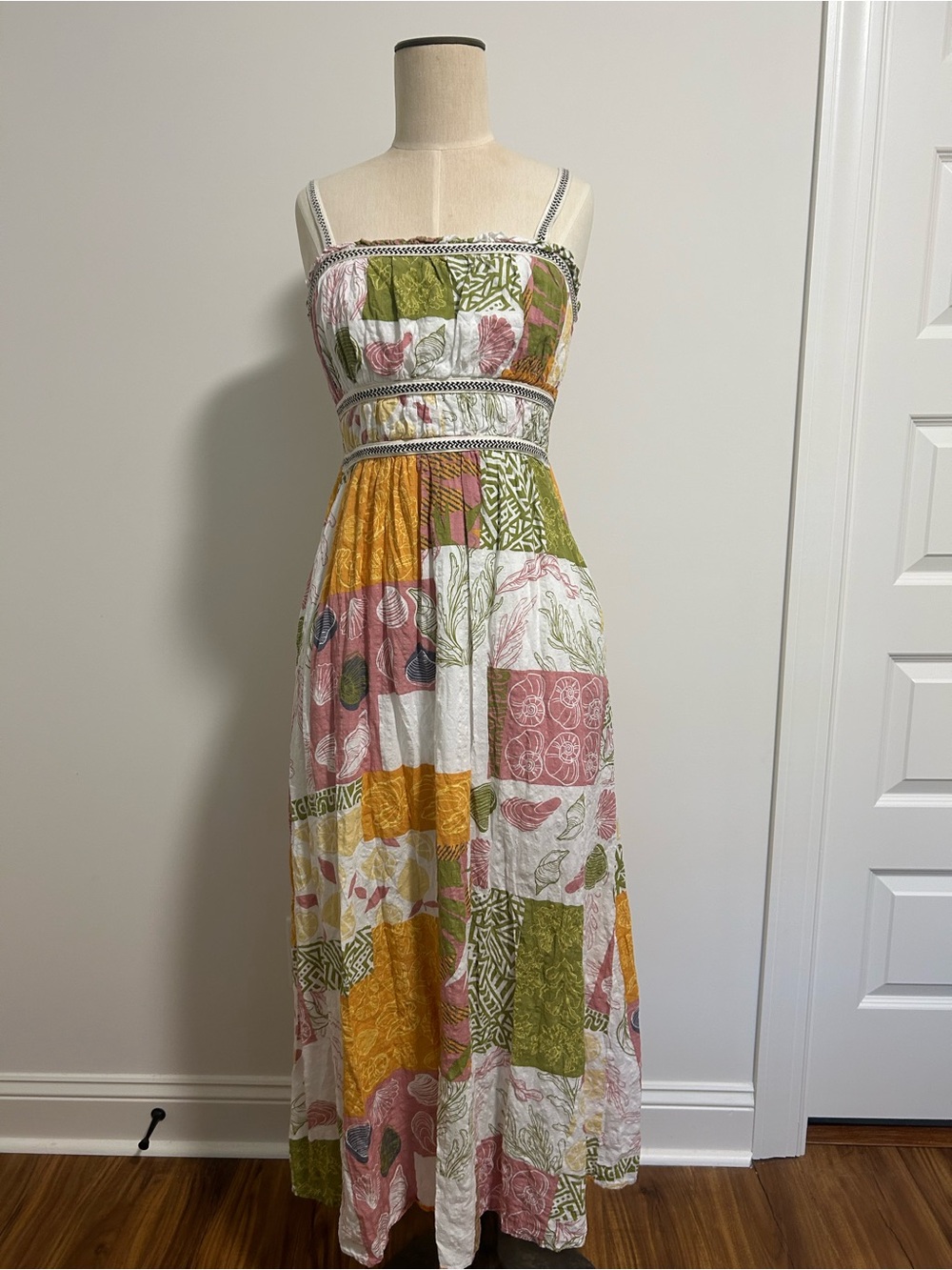 ILLA ILLA Patchwork Floral Maxi Dress
